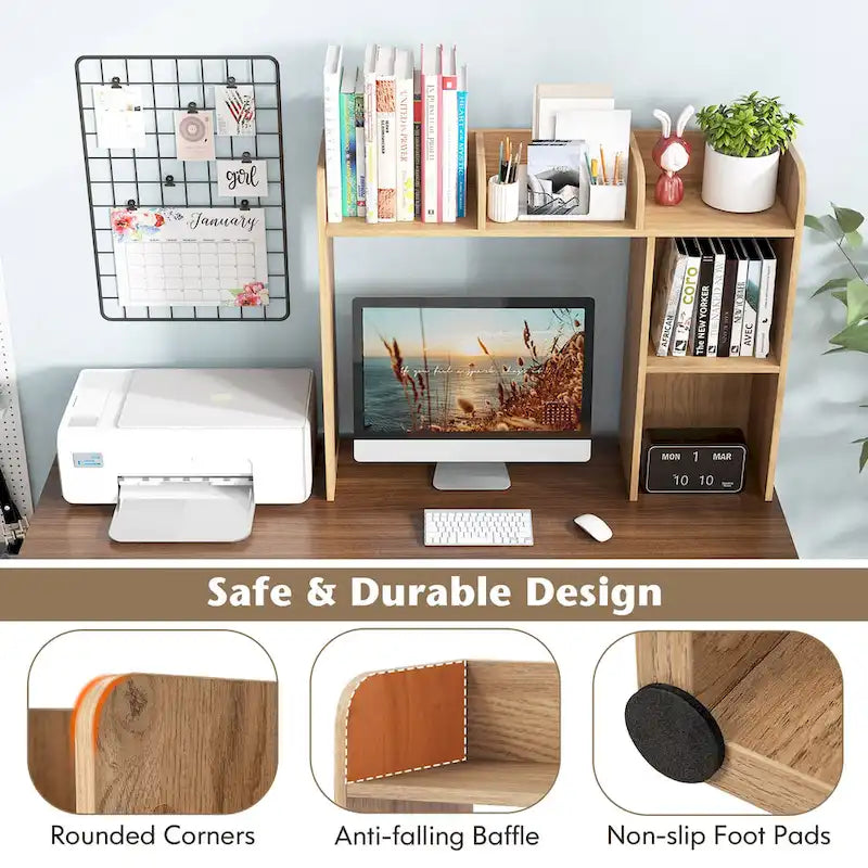 Étagère de rangement et de présentation de bureau