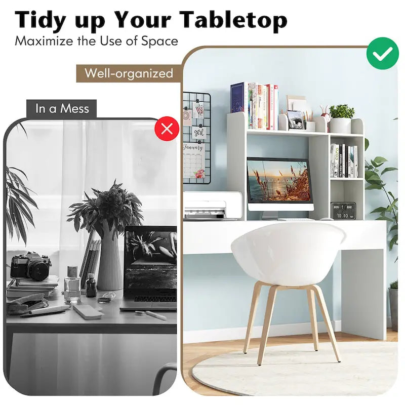 Étagère de rangement et de présentation de bureau