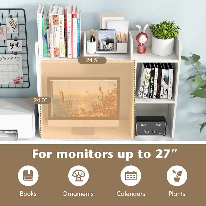 Étagère de rangement et de présentation de bureau