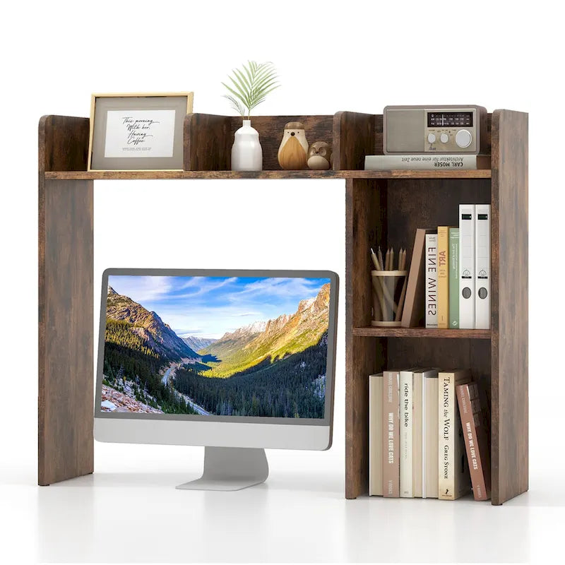 Étagère de rangement et de présentation de bureau