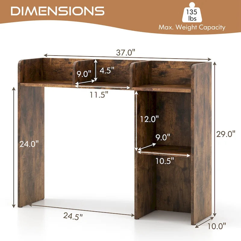 Étagère de rangement et de présentation de bureau