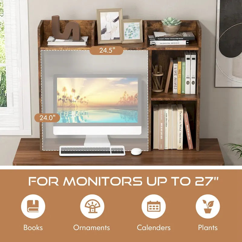 Étagère de rangement et de présentation de bureau