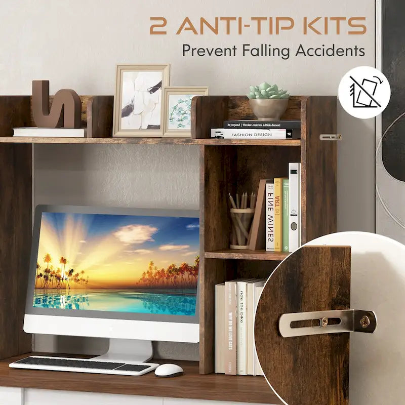 Étagère de rangement et de présentation de bureau