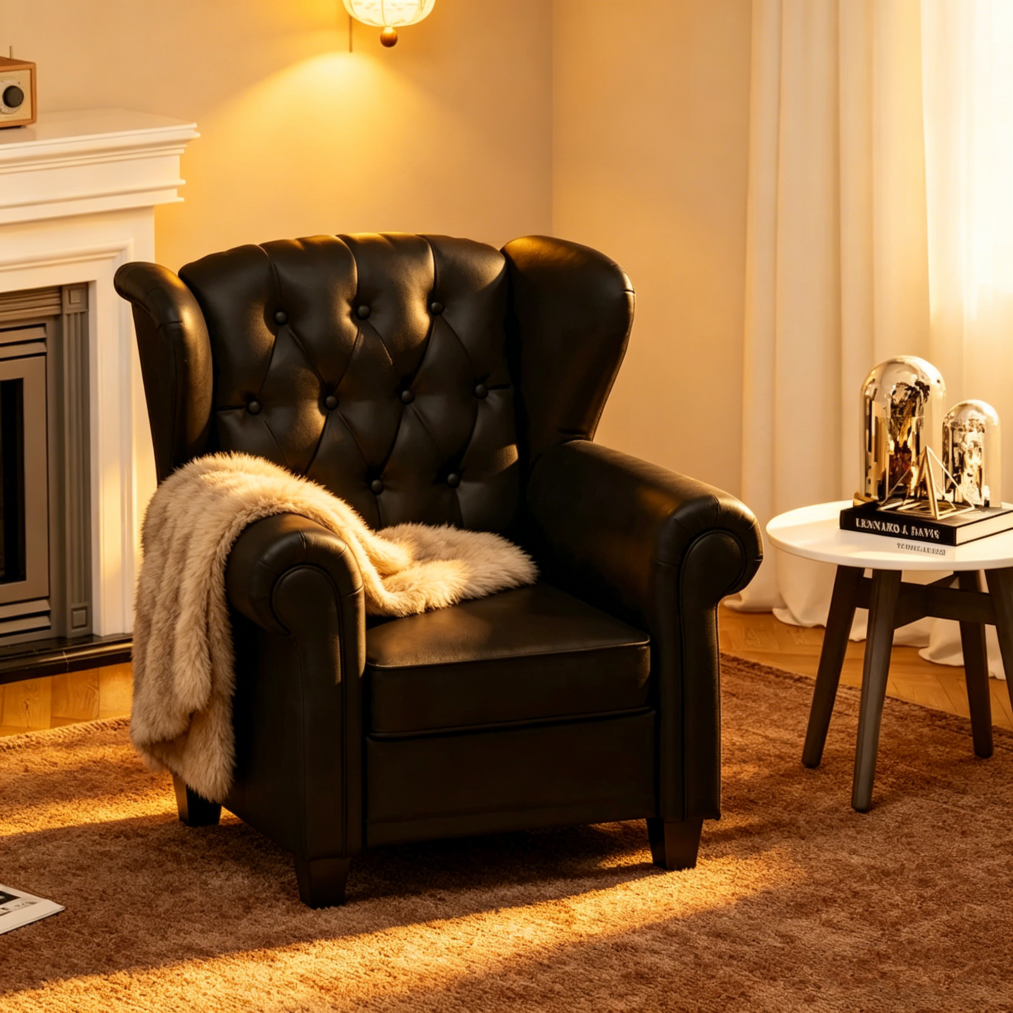 Fauteuil Moderne Tufté à Dossier Inclinable