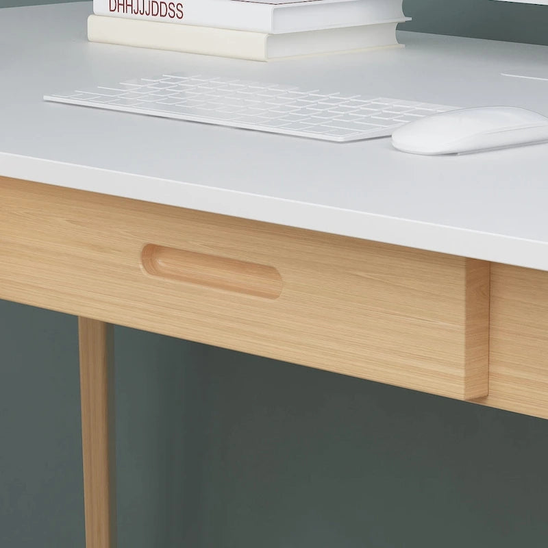 Bureau d'ordinateur en bois de 120 cm