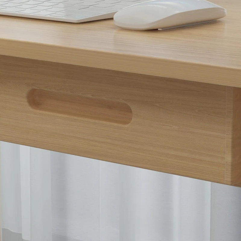 Bureau d'ordinateur en bois de 120 cm
