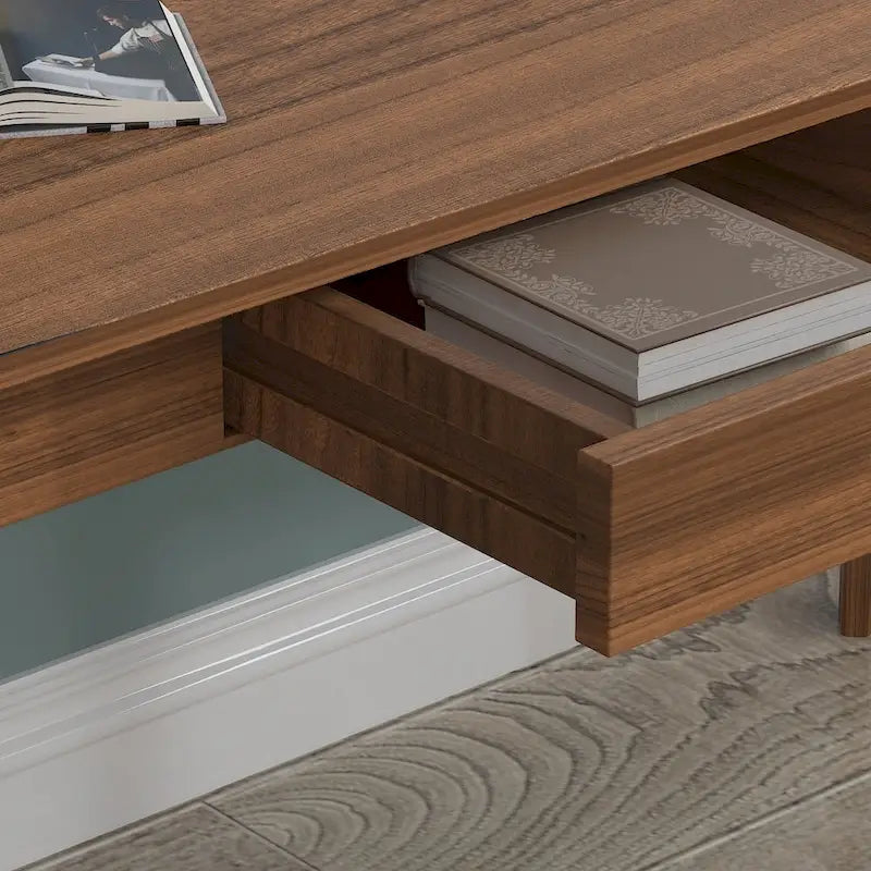 Bureau d'ordinateur en bois de 120 cm