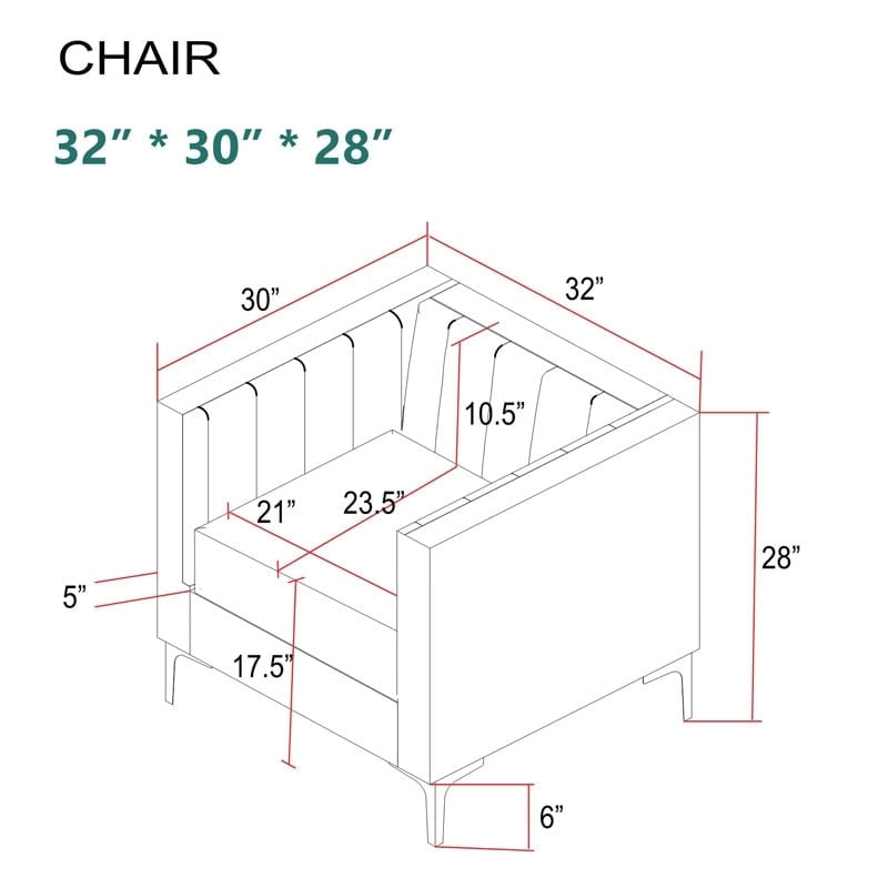 Ensemble canapé et fauteuil deux places modernes