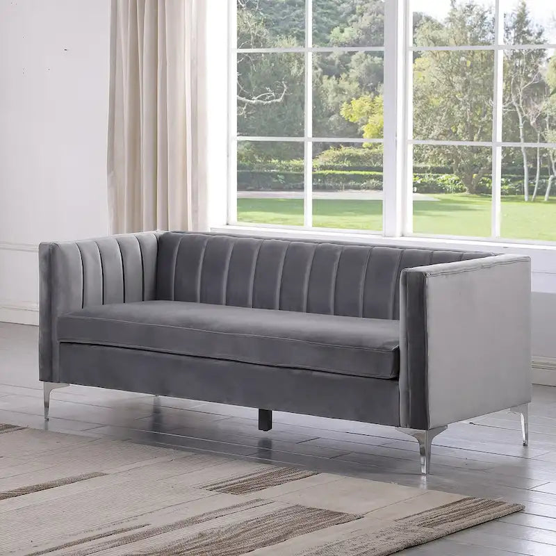 Ensemble canapé et fauteuil deux places modernes