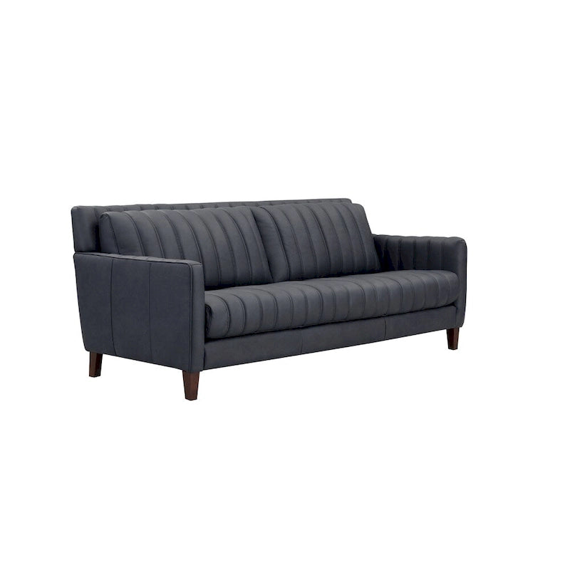 Canapés et fauteuils en cuir de vachette pleine fleur