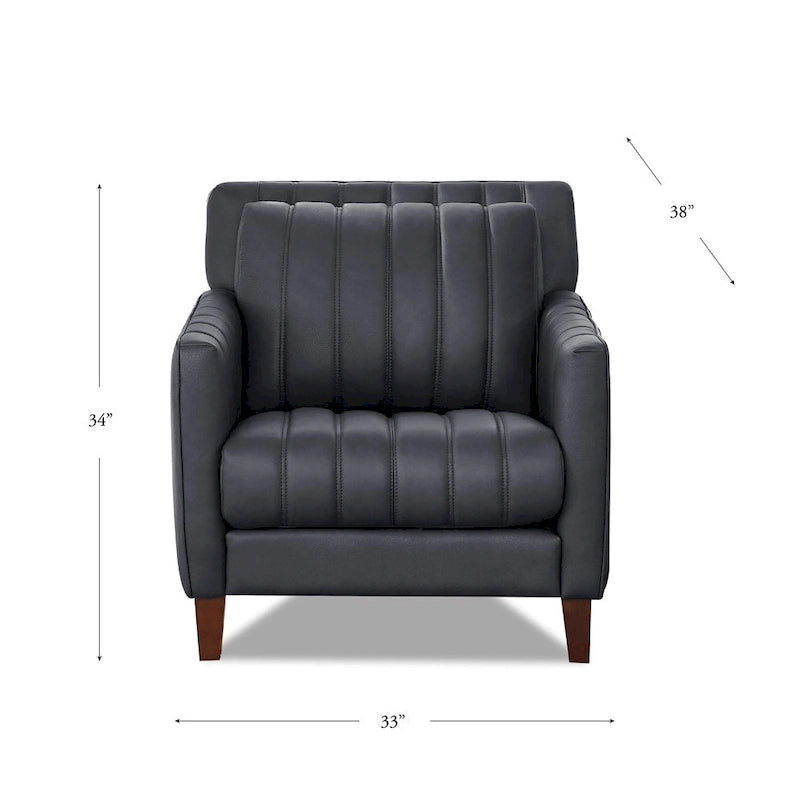Canapés et fauteuils en cuir de vachette pleine fleur