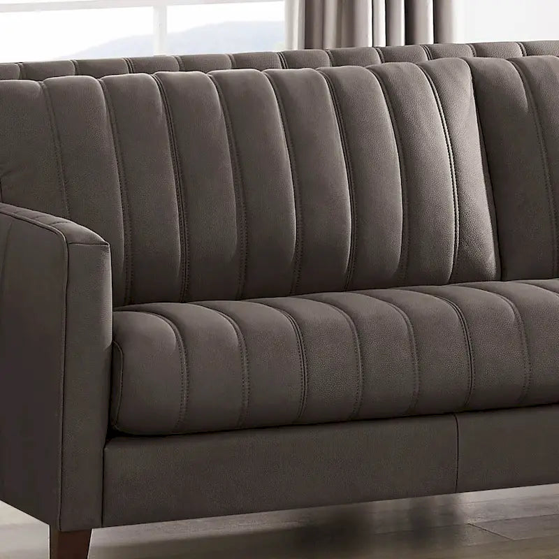 Canapés et fauteuils en cuir de vachette pleine fleur