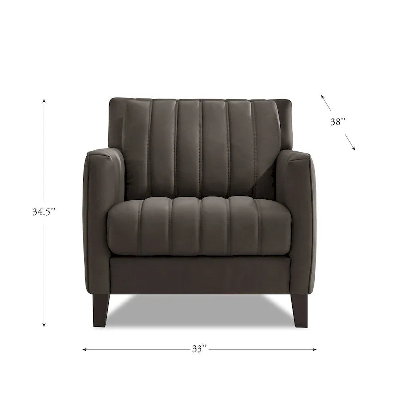 Canapés et fauteuils en cuir de vachette pleine fleur