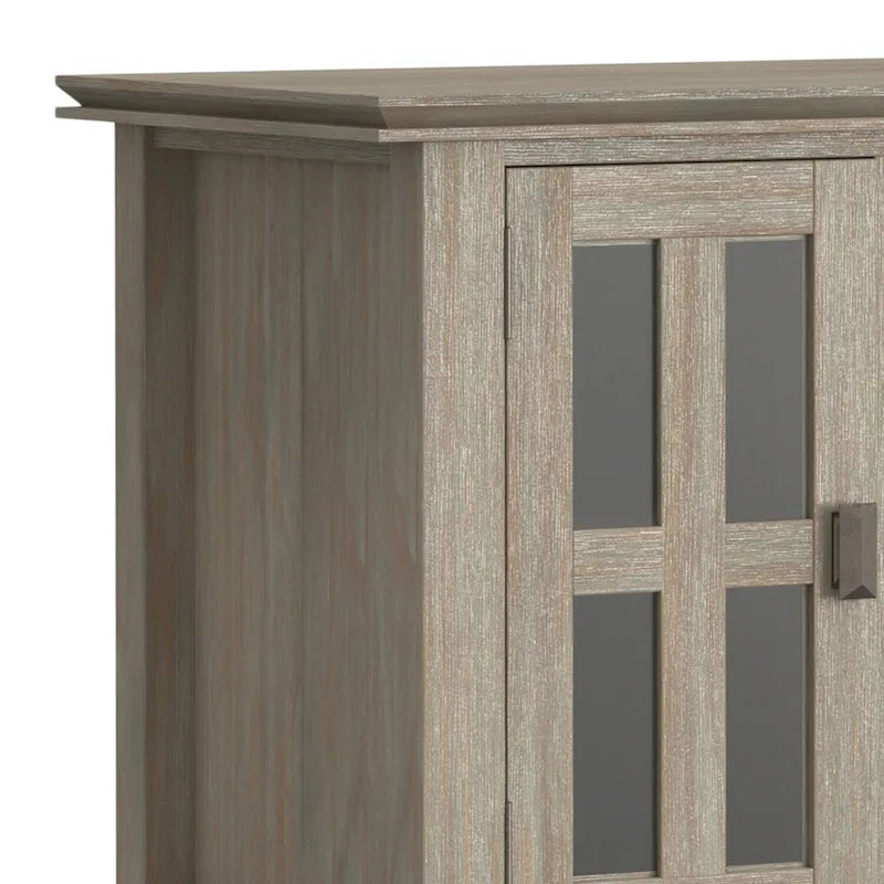 Meuble TV en bois massif de 72 pouces de large