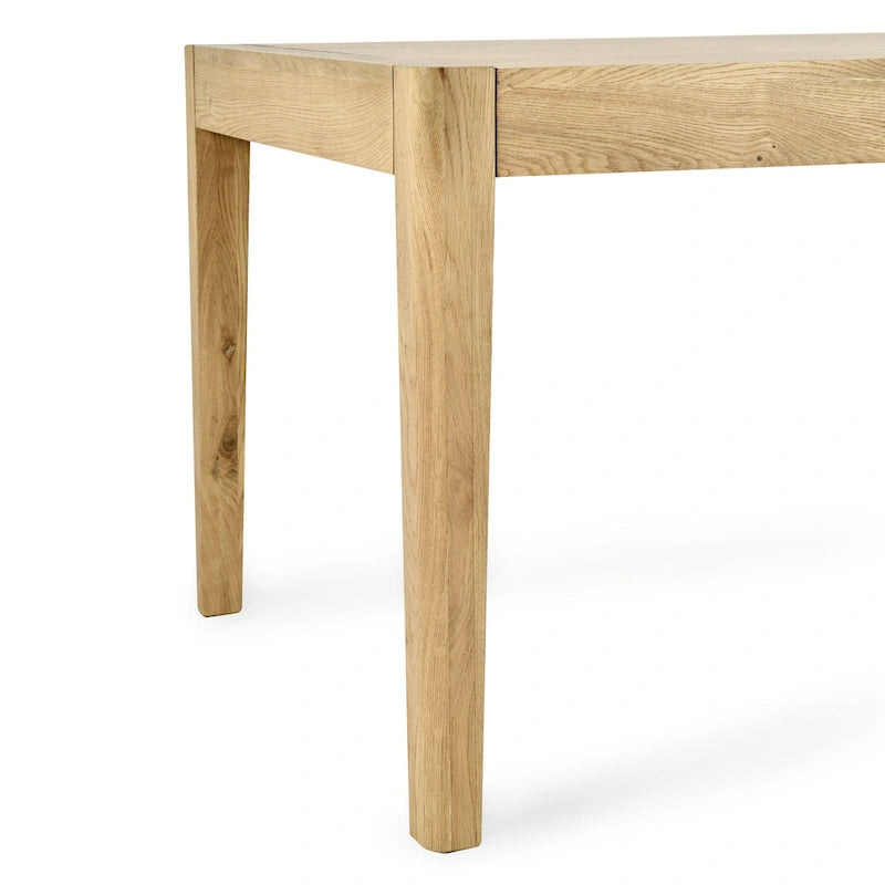 72 tables de salle à manger, marron naturel