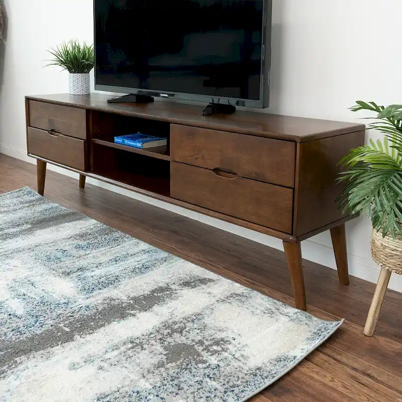 Meuble TV Noyer Moderne Médiéval
