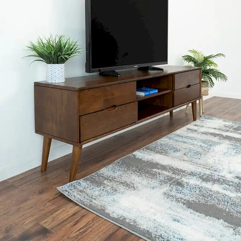 Meuble TV Noyer Moderne Médiéval