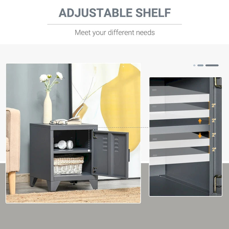 Table d'appoint style industriel
