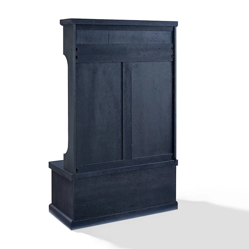 Porte-manteau, finition bleu marine vieilli
