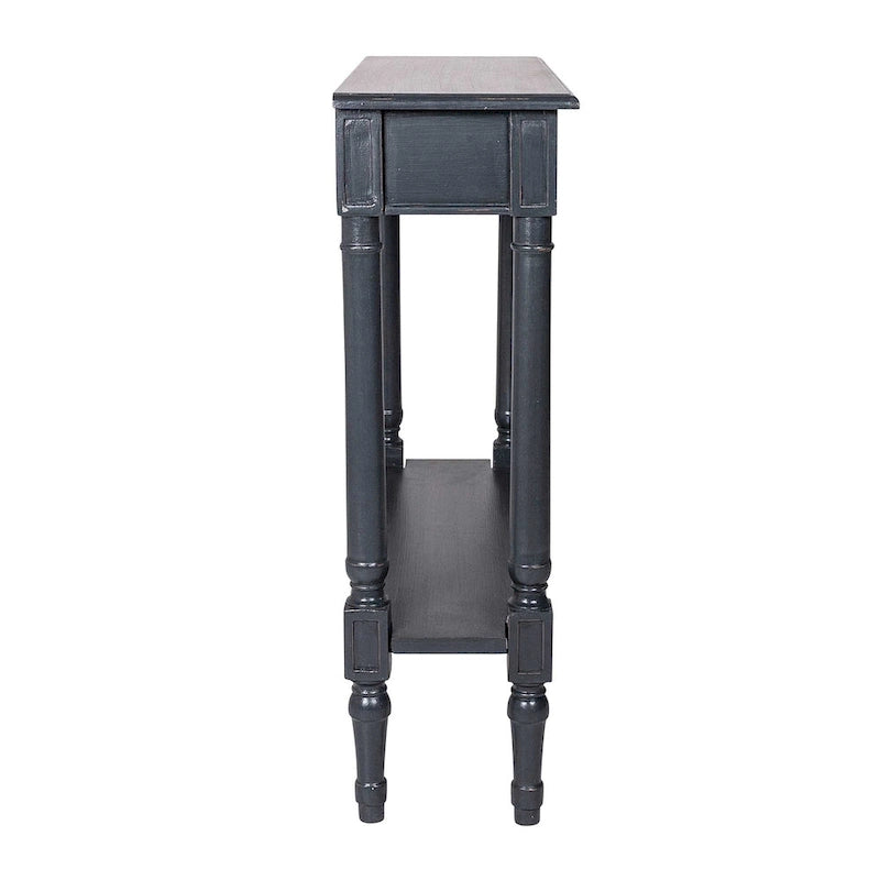 Console latérale en bois avec tiroirs
