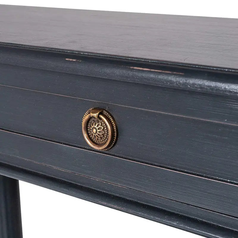 Console latérale en bois avec tiroirs