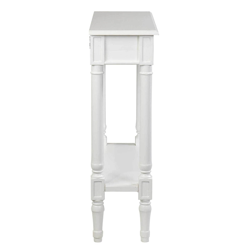 Console latérale en bois avec tiroirs