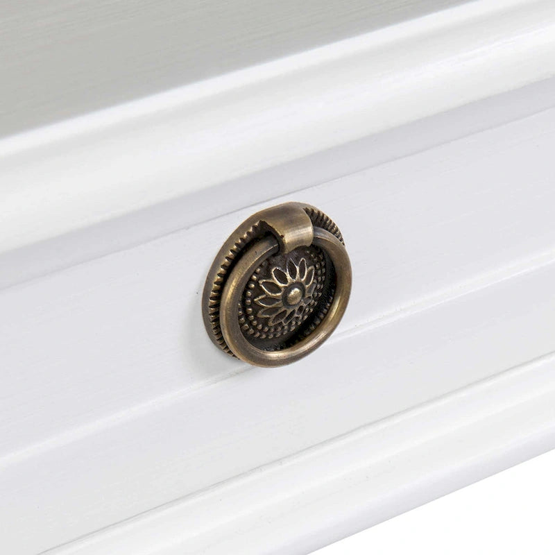 Console latérale en bois avec tiroirs