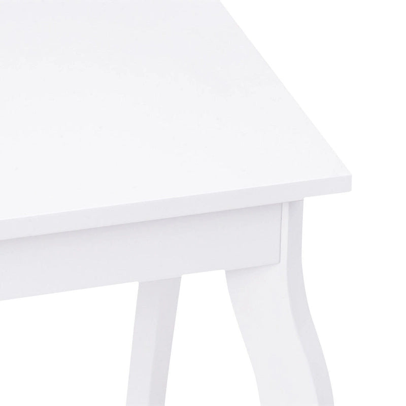 Table d'appoint avec étagères de rangement