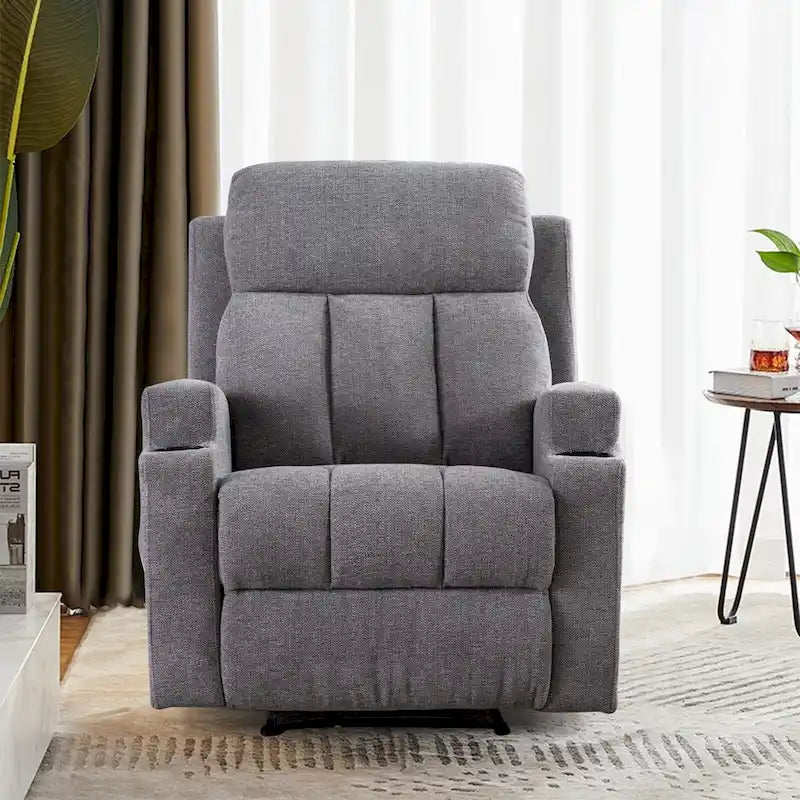 Fauteuil de massage inclinable avec fonctions de chauffage et de vibration, Canapé manuel