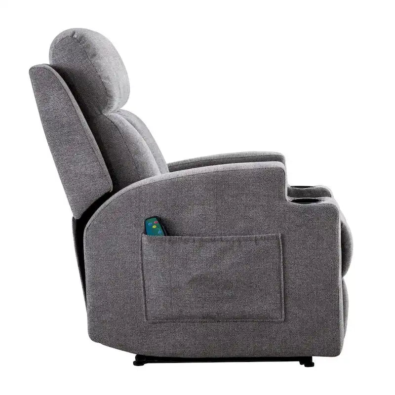 Fauteuil de massage inclinable avec fonctions de chauffage et de vibration, Canapé manuel