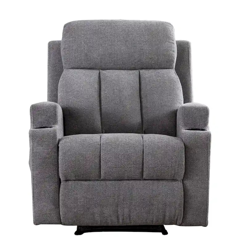 Fauteuil de massage inclinable avec fonctions de chauffage et de vibration, Canapé manuel