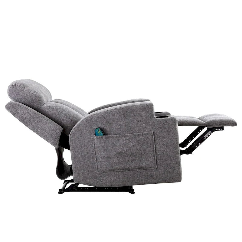 Fauteuil de massage inclinable avec fonctions de chauffage et de vibration, Canapé manuel