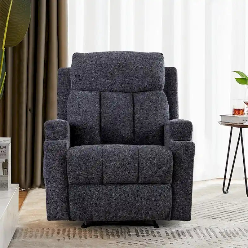Fauteuil de massage inclinable avec fonctions de chauffage et de vibration, Canapé manuel