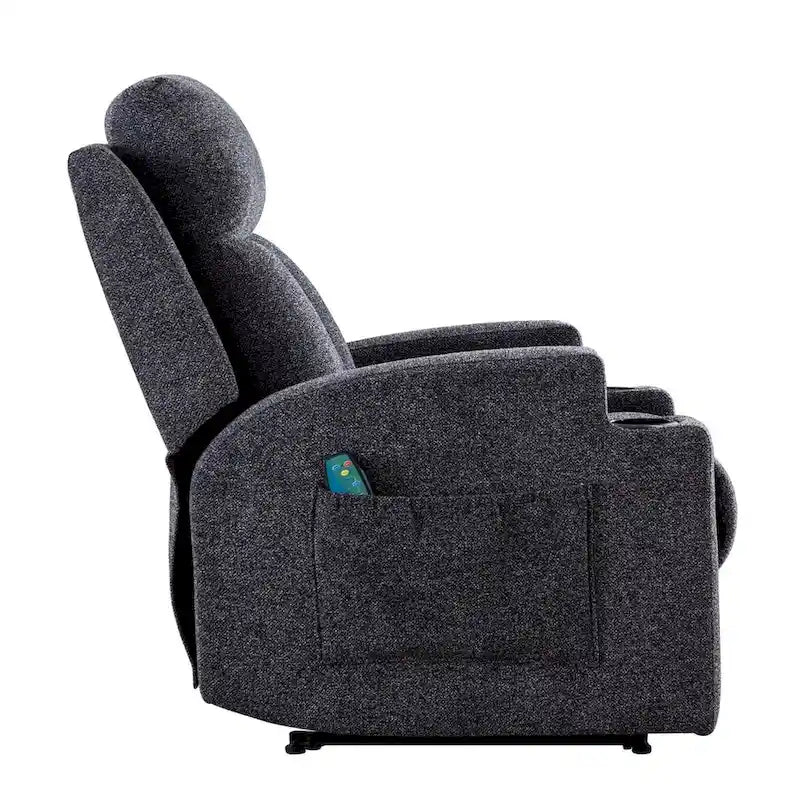 Fauteuil de massage inclinable avec fonctions de chauffage et de vibration, Canapé manuel