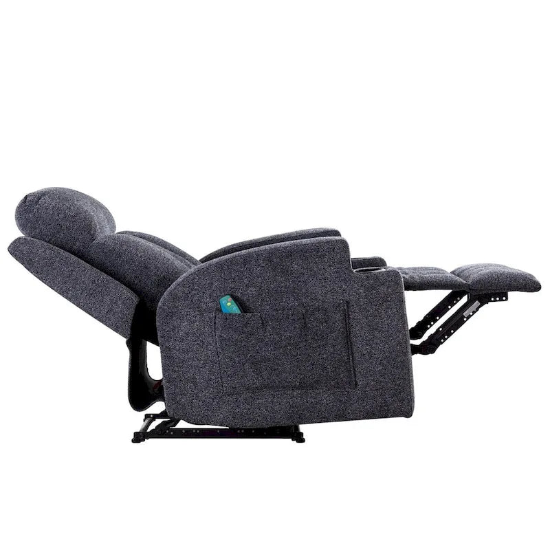 Fauteuil de massage inclinable avec fonctions de chauffage et de vibration, Canapé manuel