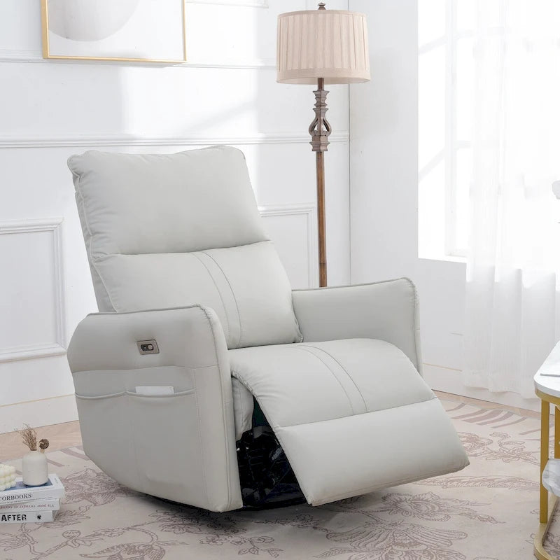 Fauteuil inclinable pivotant électrique