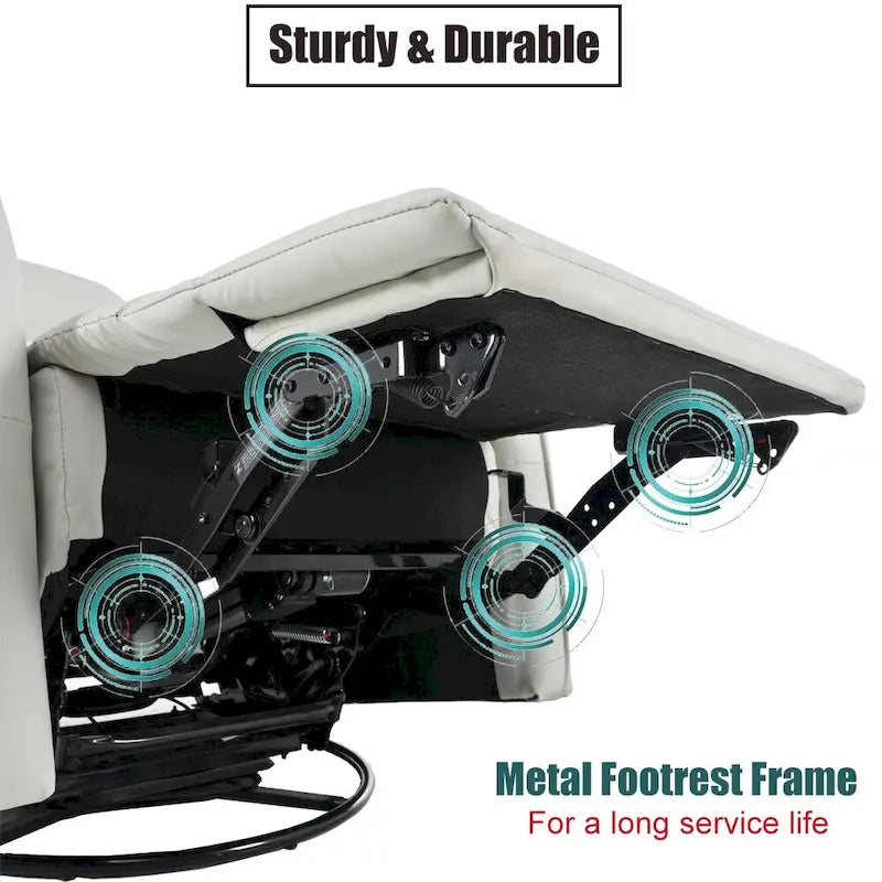 Fauteuil inclinable pivotant électrique