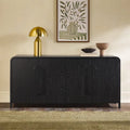 Buffet d'angle arrondi moderne de 162 cm